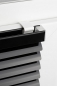 Preview: JalouKlick - Klemmträger Klemmhalter Träger für Jalousien Jalousetten 25 x 25 mm Oberkopf - Farbe weiß