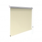 Preview: Original Easy-Shadow Mini Klemmfix Thermo Rollo Stoffmaß Breite 30 x 50 cm Höhe - CREME Thermo  Rückseite ALU lichtundurchlässig Verdunkelung Verdunkelungsrollo Kettenzugrollo Seitenzugrollo Mini-Rollo mit Kettenzug und Aluminium Beschichtung - Minirollo 