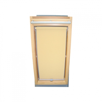 Easy-Shadow Dachfenster Abdunkelungsrollo Basis Rollo für Typ Roto WDF 410-420 H Größe 10/12 - in der Farbe creme