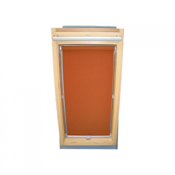 Easy-Shadow Dachfenster Abdunkelungsrollo Basis Rollo für Typ Fakro FT/FTP/PK/FK/FE/FL/PTP Größe 01 - 55/78 (Glasmaß 39,0 x 61,3 cm) - in der Farbe terracotta